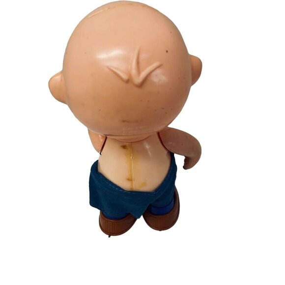 Vintage Action Figure Peanuts Charlie Brown Posable Made In Hong Kong - Picture 6 of 8